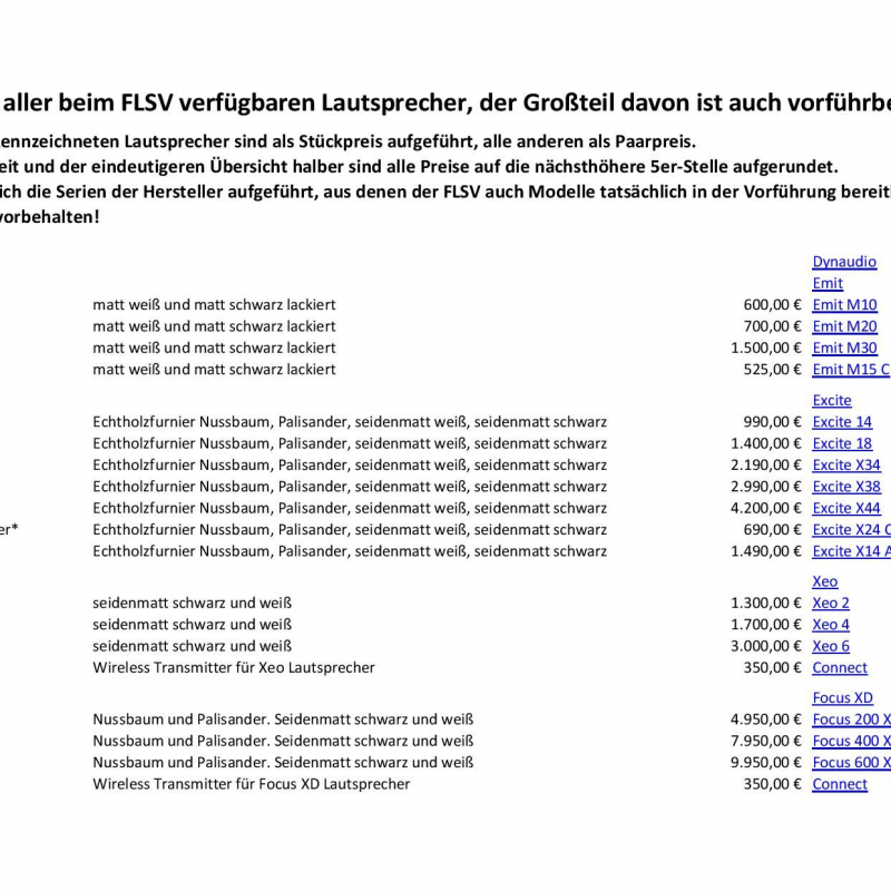 Fränkische preisliste 2016